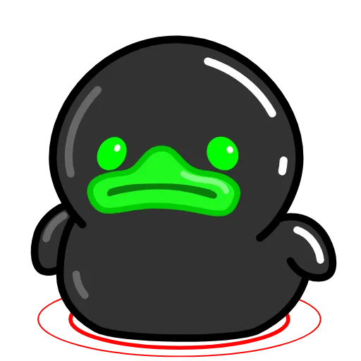 😦 Стикер «Toxic Duck Токсичный Утя» для Telegram