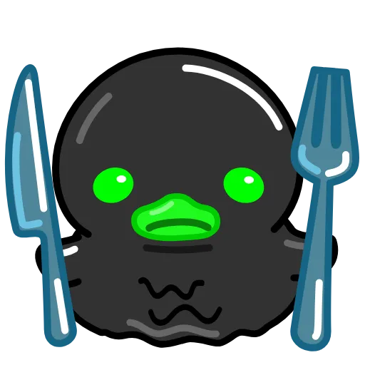 😋 Стикер «Toxic Duck Токсичный Утя» для Telegram