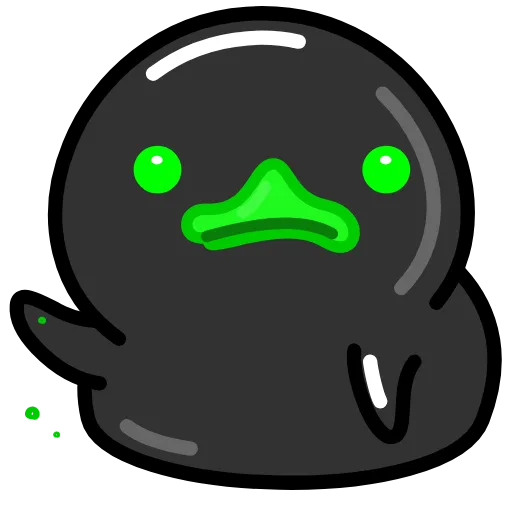 😕 Стикер «Toxic Duck Токсичный Утя» для Telegram