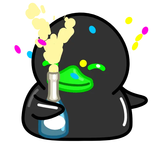 🦆 Стикер «Toxic Duck Токсичный Утя» для Telegram