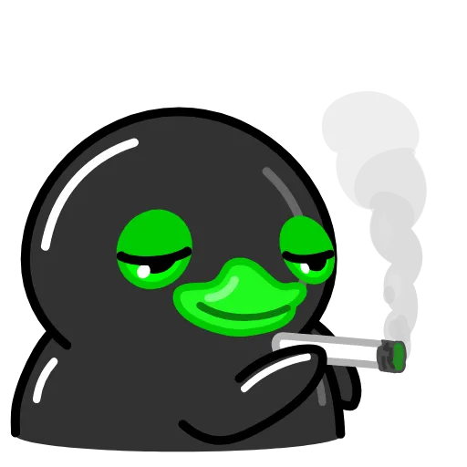 🤤 Стикер «Toxic Duck Токсичный Утя» для Telegram