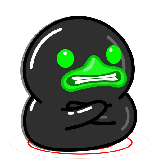 🥶 Стикер «Toxic Duck Токсичный Утя» для Telegram