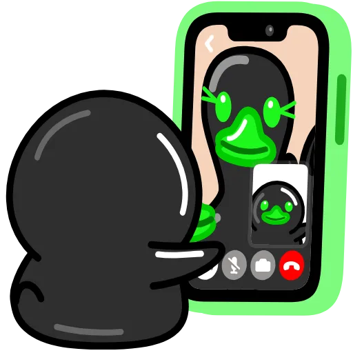 📱 Стикер «Toxic Duck Токсичный Утя» для Telegram