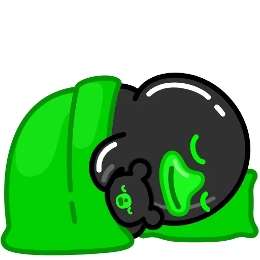 😴 Стикер «Toxic Duck Токсичный Утя» для Telegram