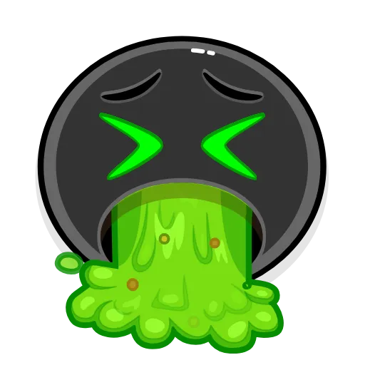 Стикер 13 😐Toxic Emoji