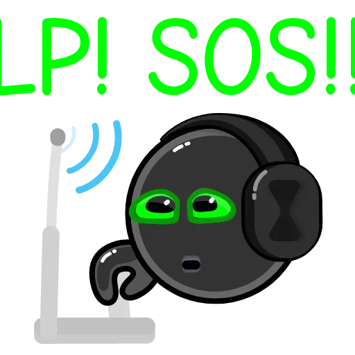 🆘 Стикер «Toxic koloboks» для Telegram