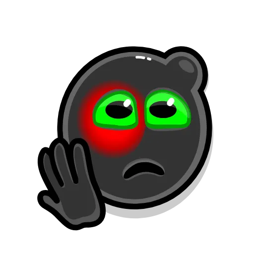 🥴 Стикер «Toxic koloboks» для Telegram