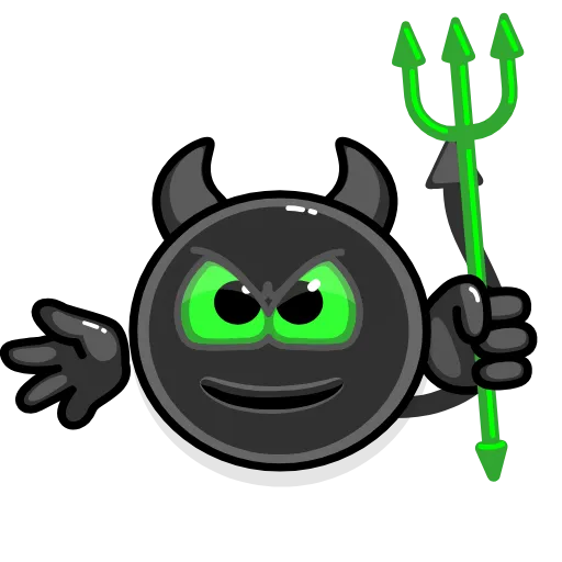 😈 Стикер «Toxic koloboks» для Telegram