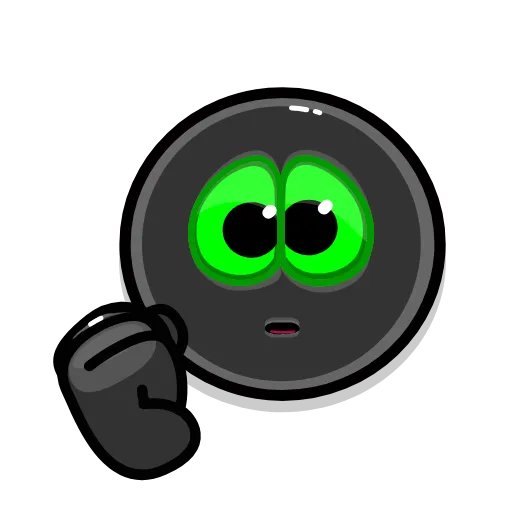 🤫 Стикер «Toxic koloboks» для Telegram