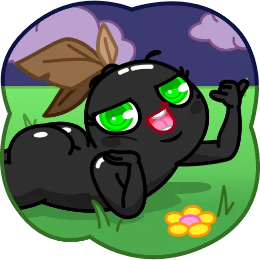😏 Стикер «Toxic Mandrake» для Telegram