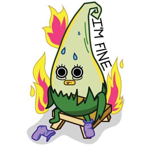 😳 Стикер «toxic_pepper» для Telegram