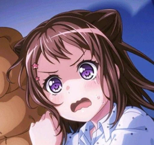 😣 Стикер «Kasumi Toyama» для Telegram