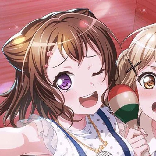 🥲 Стикер «Kasumi Toyama» для Telegram