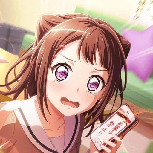 😭 Стикер «Kasumi Toyama» для Telegram