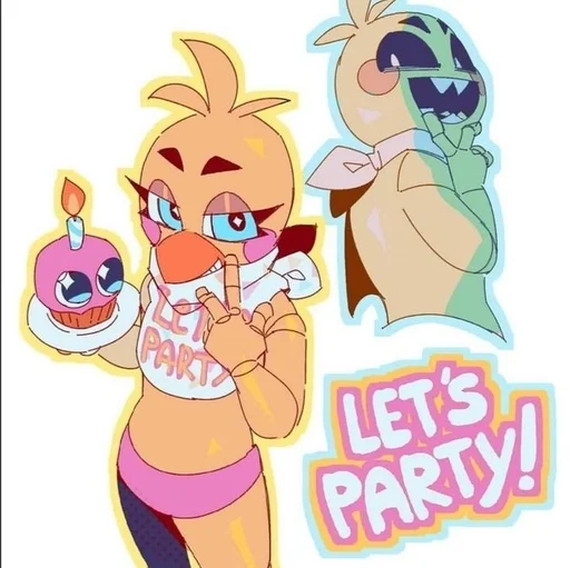 🌟 Стикер «Toy Chica /FNAF» для Telegram