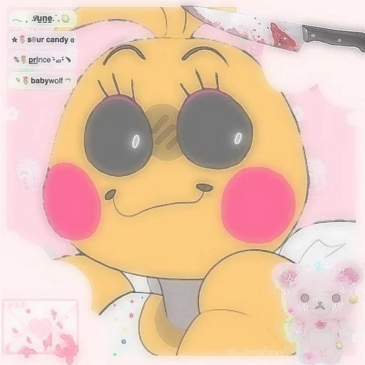 🌟 Стикер «Toy Chica /FNAF» для Telegram