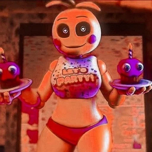 🌟 Стикер «Toy Chica /FNAF» для Telegram