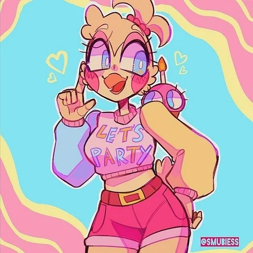 🌟 Стикер «Toy Chica /FNAF» для Telegram