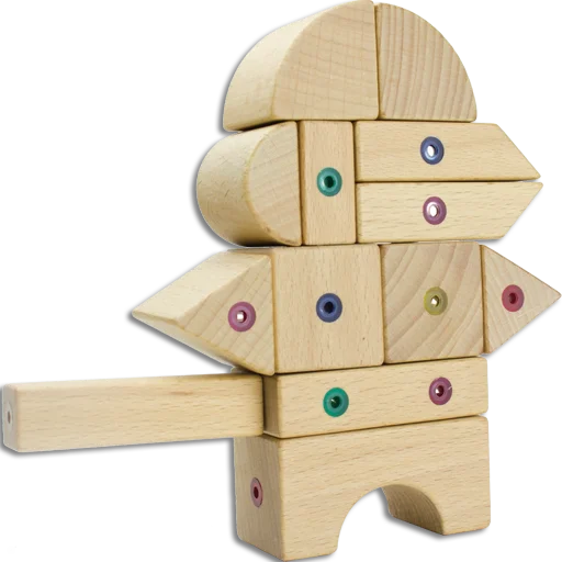 🪵 Стикер «Wooden Toys» для Telegram