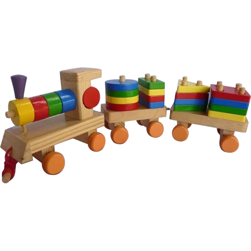 🚂 Стикер «Wooden Toys» для Telegram