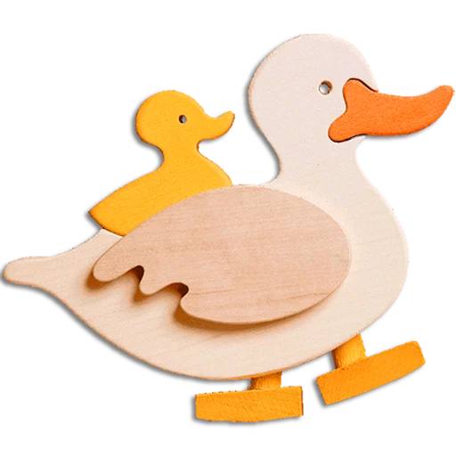 🦆 Стикер «Wooden Toys» для Telegram