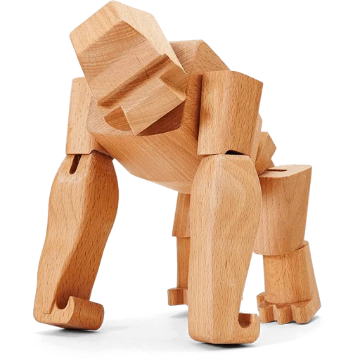 🦍 Стикер «Wooden Toys» для Telegram