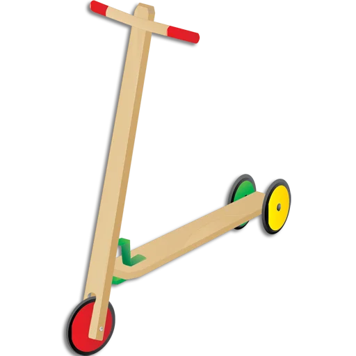 🛴 Стикер «Wooden Toys» для Telegram