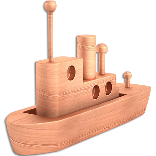 ⛵️ Стикер «Wooden Toys» для Telegram