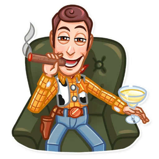 🚬 Стикер «Toy Story» для Telegram