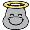 😇 Эмодзи «Бегемот» для Telegram