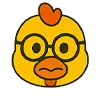 🤓 Эмодзи «Цыпа» для Telegram