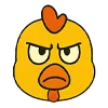 😠 Эмодзи «Цыпа» для Telegram
