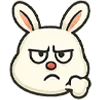 😮‍💨 Эмодзи «Крутой зайчик» для Telegram
