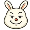 😊 Эмодзи «Крутой зайчик» для Telegram