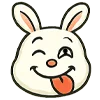 🤪 Эмодзи «Крутой зайчик» для Telegram