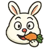 🐰 Эмодзи «Крутой зайчик» для Telegram