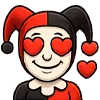 😻 Эмодзи «Харли и Джокер» для Telegram