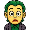 😯 Эмодзи «Харли и Джокер» для Telegram