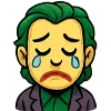 😭 Эмодзи «Харли и Джокер» для Telegram