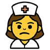 🙁 Эмодзи «Медсестра» для Telegram