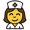 😊 Эмодзи «Медсестра» для Telegram