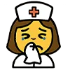 😭 Эмодзи «Медсестра» для Telegram