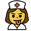 😛 Эмодзи «Медсестра» для Telegram