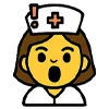 ❗️ Эмодзи «Медсестра» для Telegram