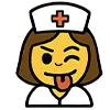 😜 Эмодзи «Медсестра» для Telegram