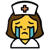 😭 Эмодзи «Медсестра» для Telegram