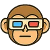 🍿 Эмодзи «Обезьянка» для Telegram