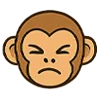 😞 Эмодзи «Обезьянка» для Telegram