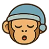 😴 Эмодзи «Обезьянка» для Telegram