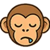 🤤 Эмодзи «Обезьянка» для Telegram